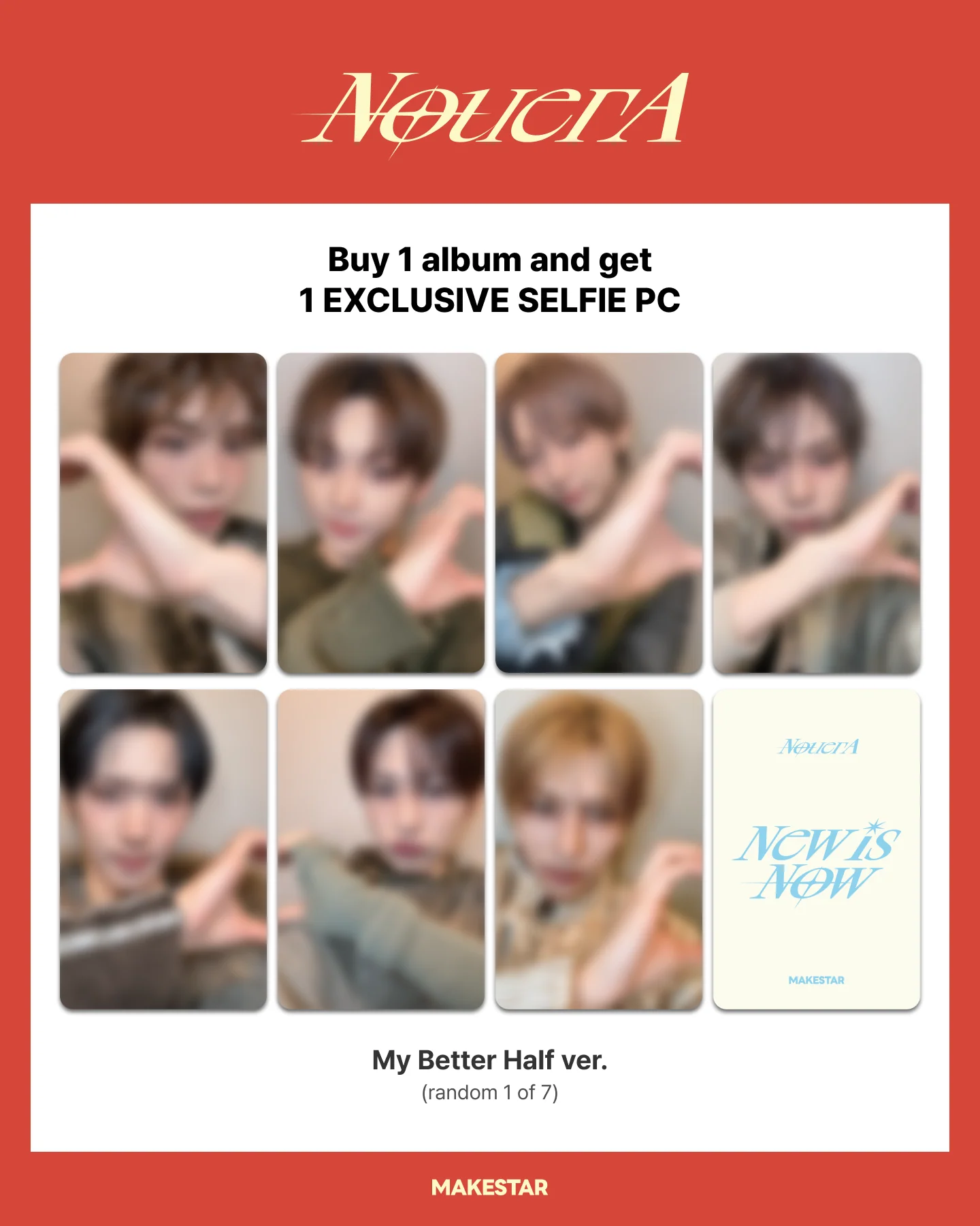 [ALBUM EVENT] NouerA - CHAPTER: NEW IS NOW [1st Mini Album] Pocaalbum Ver. - Image 3
