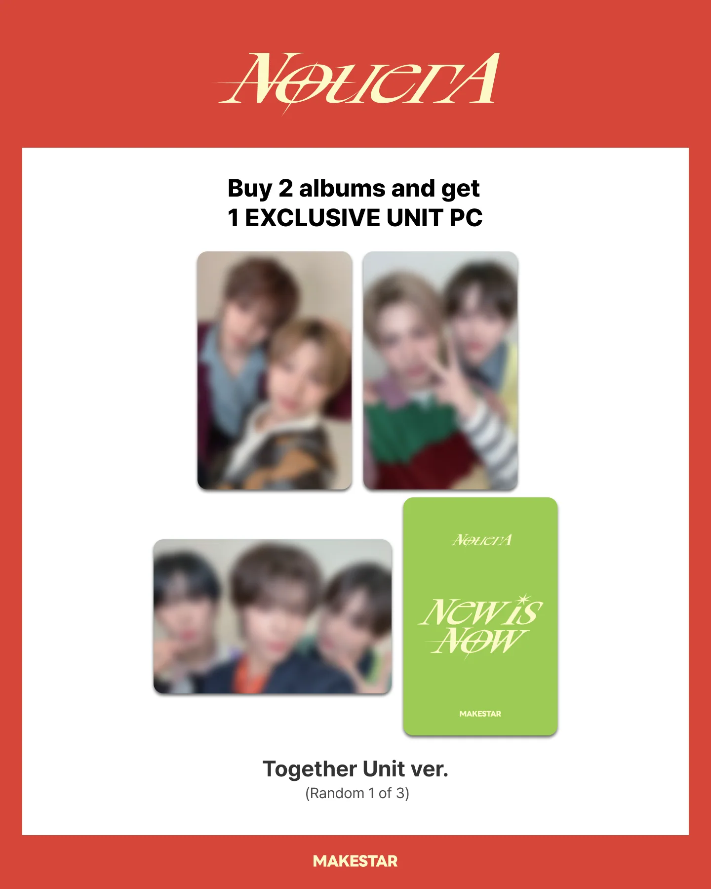 [ALBUM EVENT] NouerA - CHAPTER: NEW IS NOW [1st Mini Album] Pocaalbum Ver. - Image 4