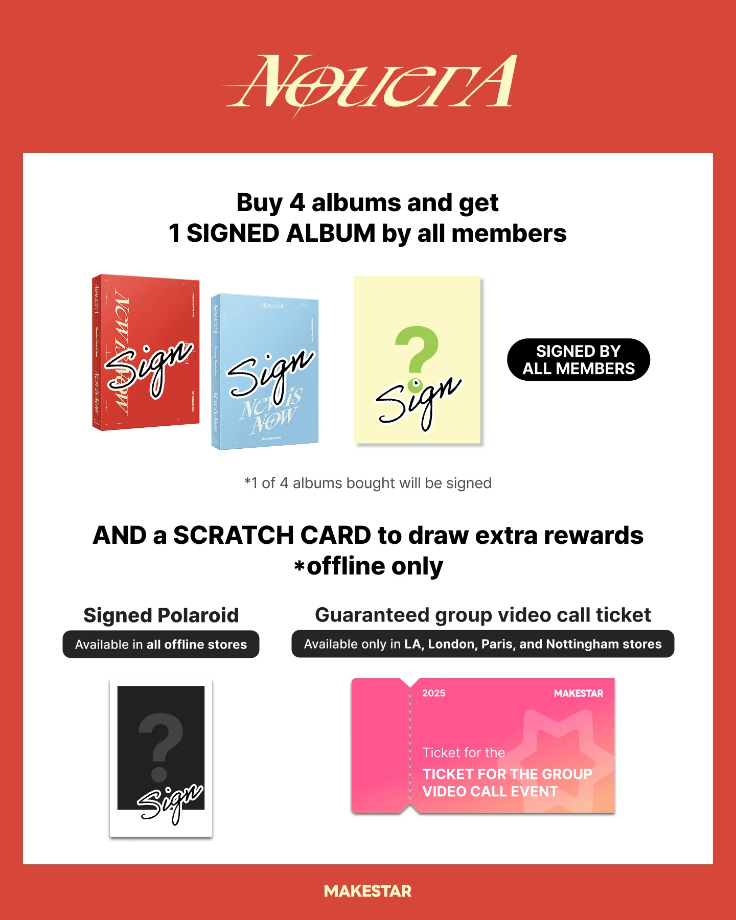 [ALBUM EVENT] NouerA - CHAPTER: NEW IS NOW [1st Mini Album] Pocaalbum Ver. - Image 5