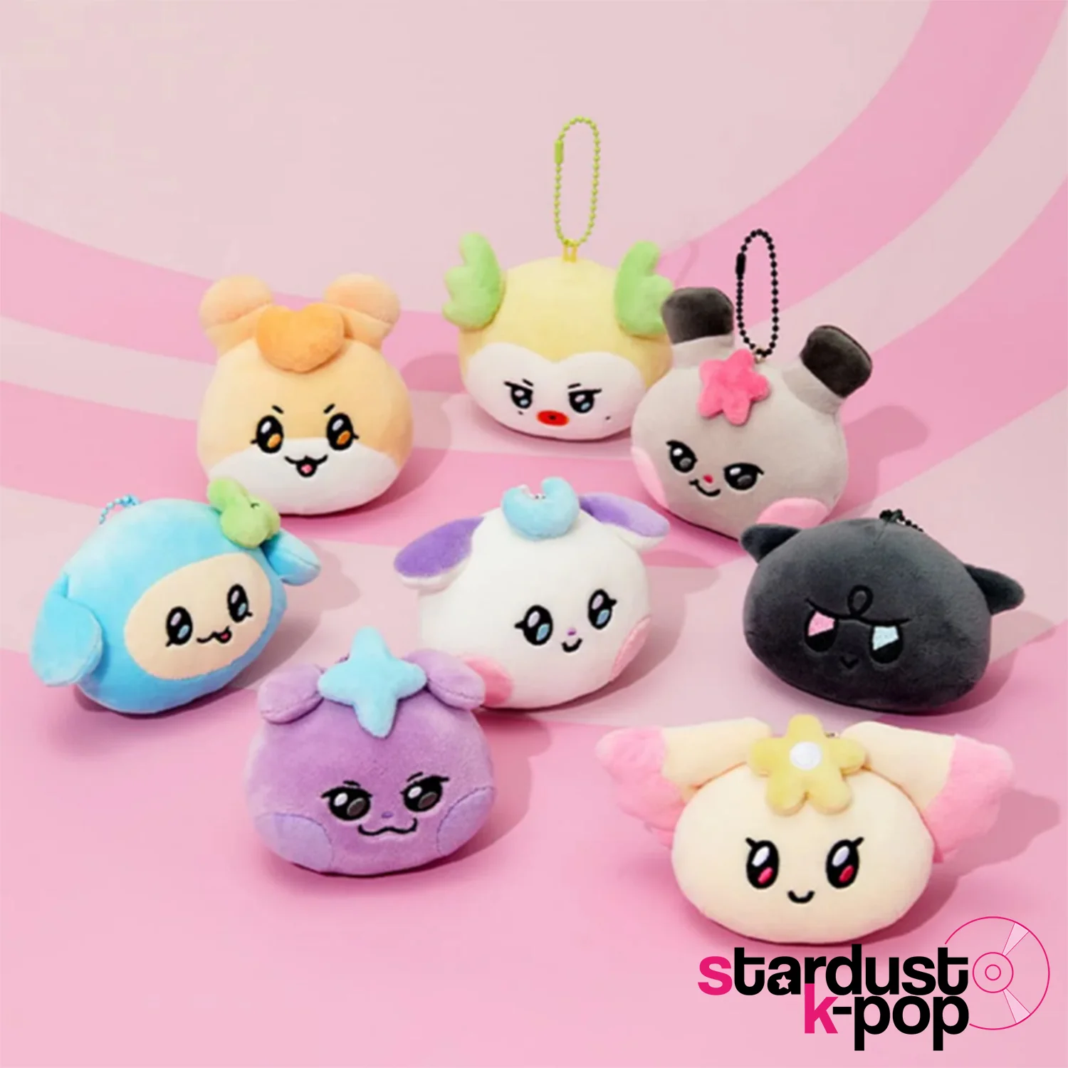 ATEEZ - MIGHTEEZ FACE PLUSH KEYRING