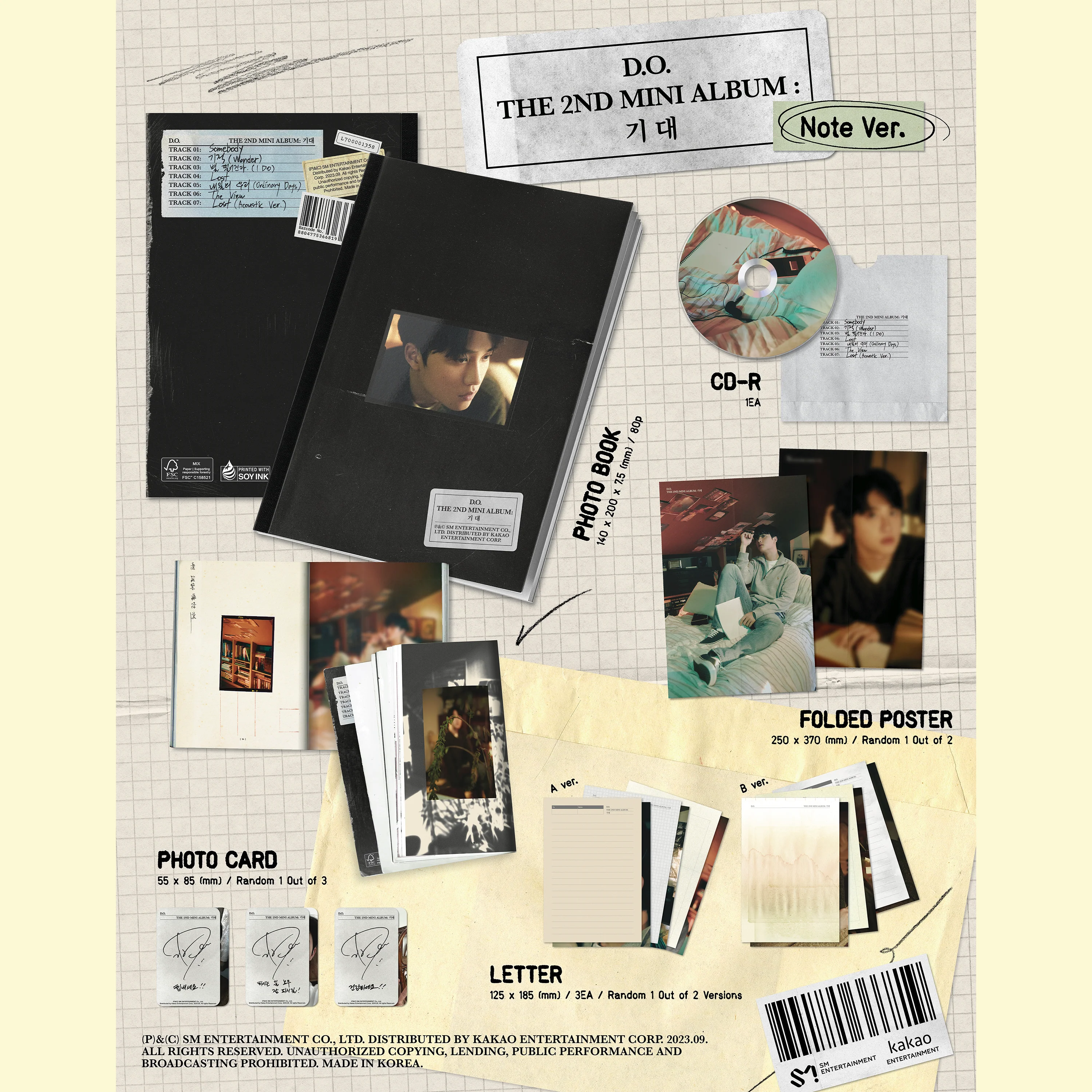 D.O - EXPECTATION [2nd Mini Album] Note Ver. - Image 2