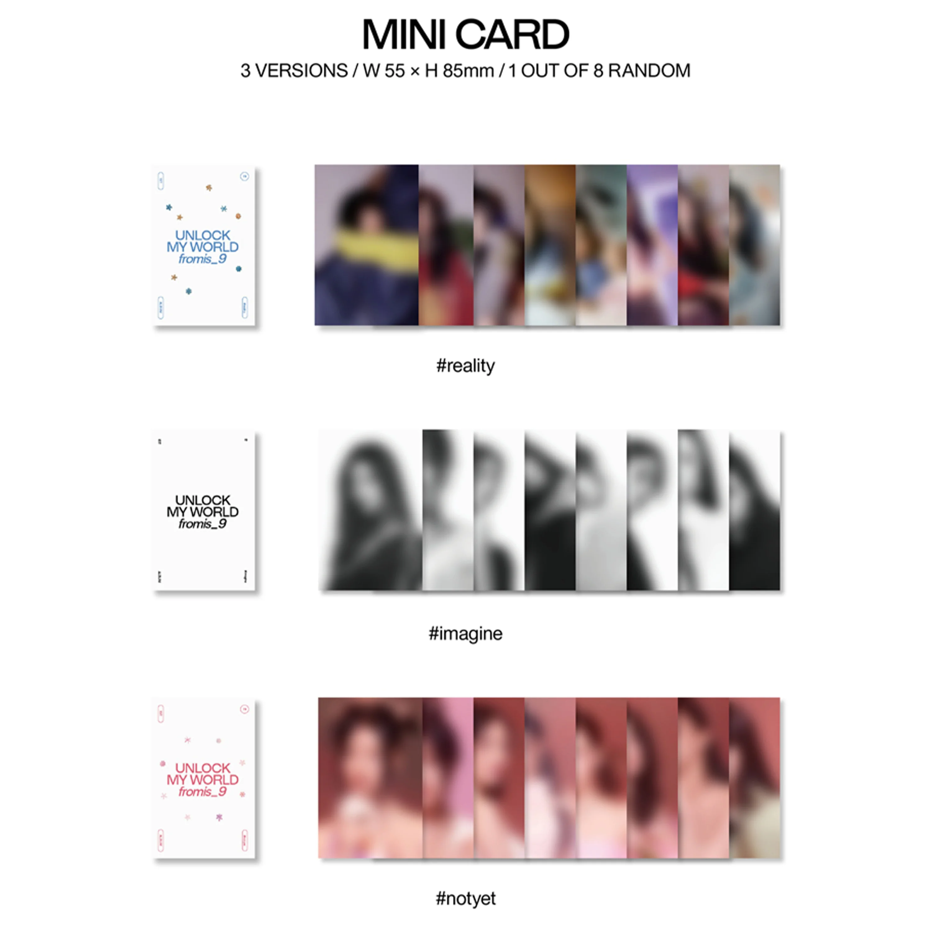 FROMIS_9 - UNLOCK MY WORLD [1st Full Album] - Image 7