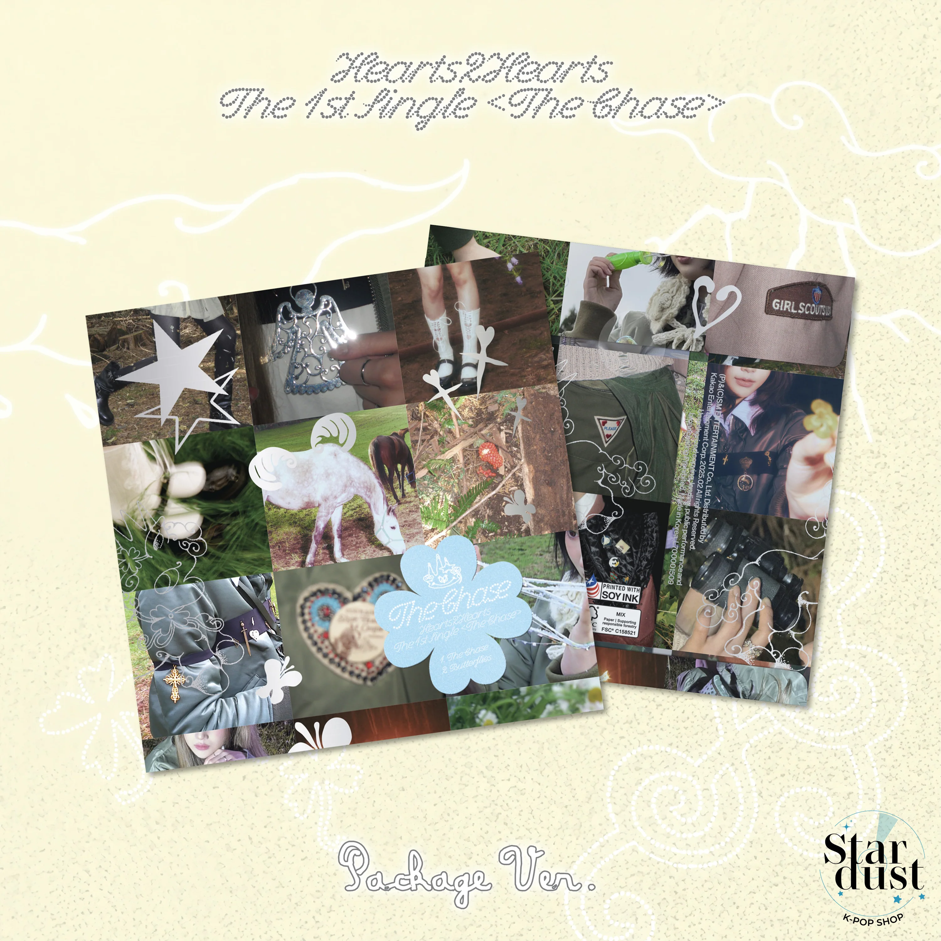 HEARTS2HEARTS - THE CHASE [1st Single Album] Package Ver.