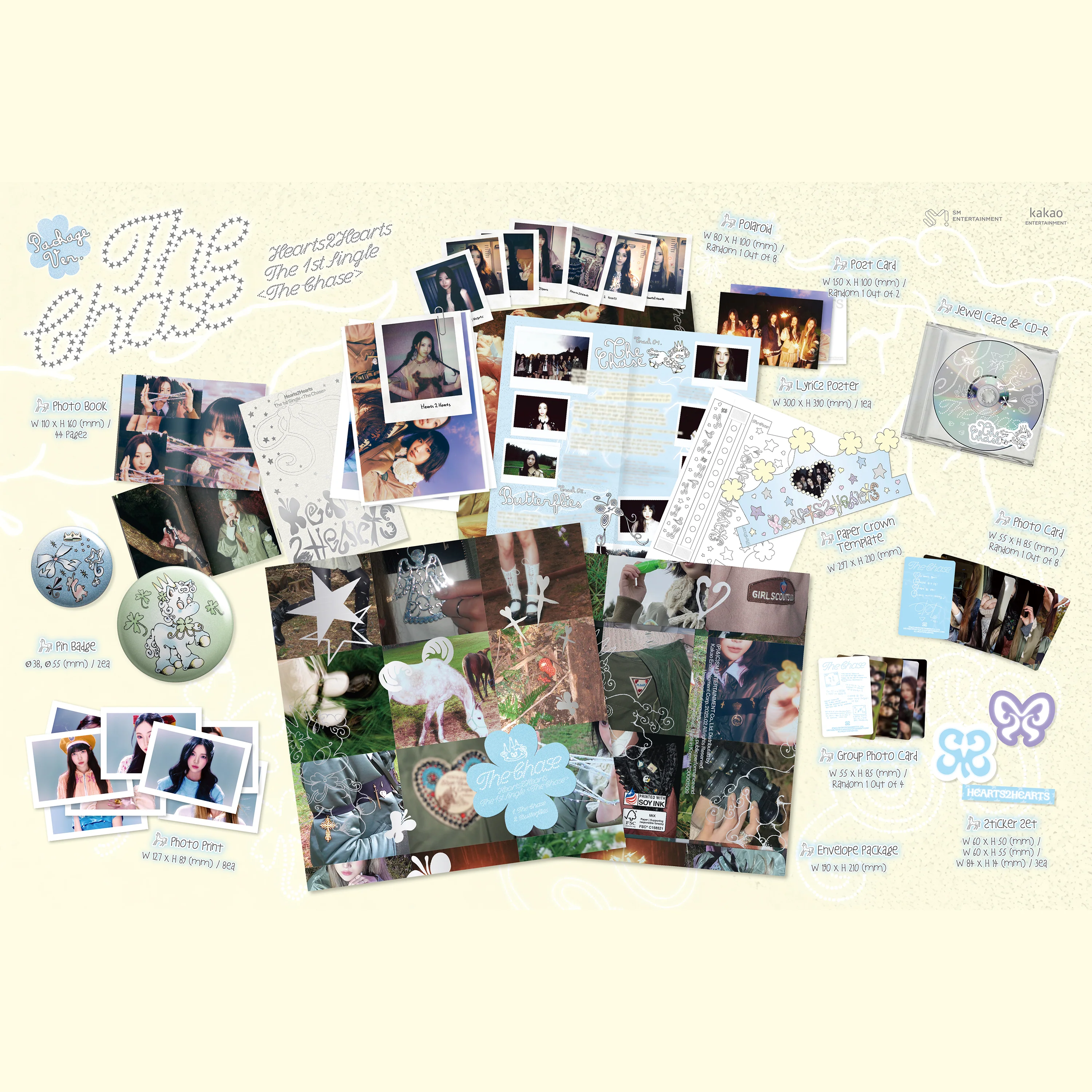 HEARTS2HEARTS - THE CHASE [1st Single Album] Package Ver. - Image 2