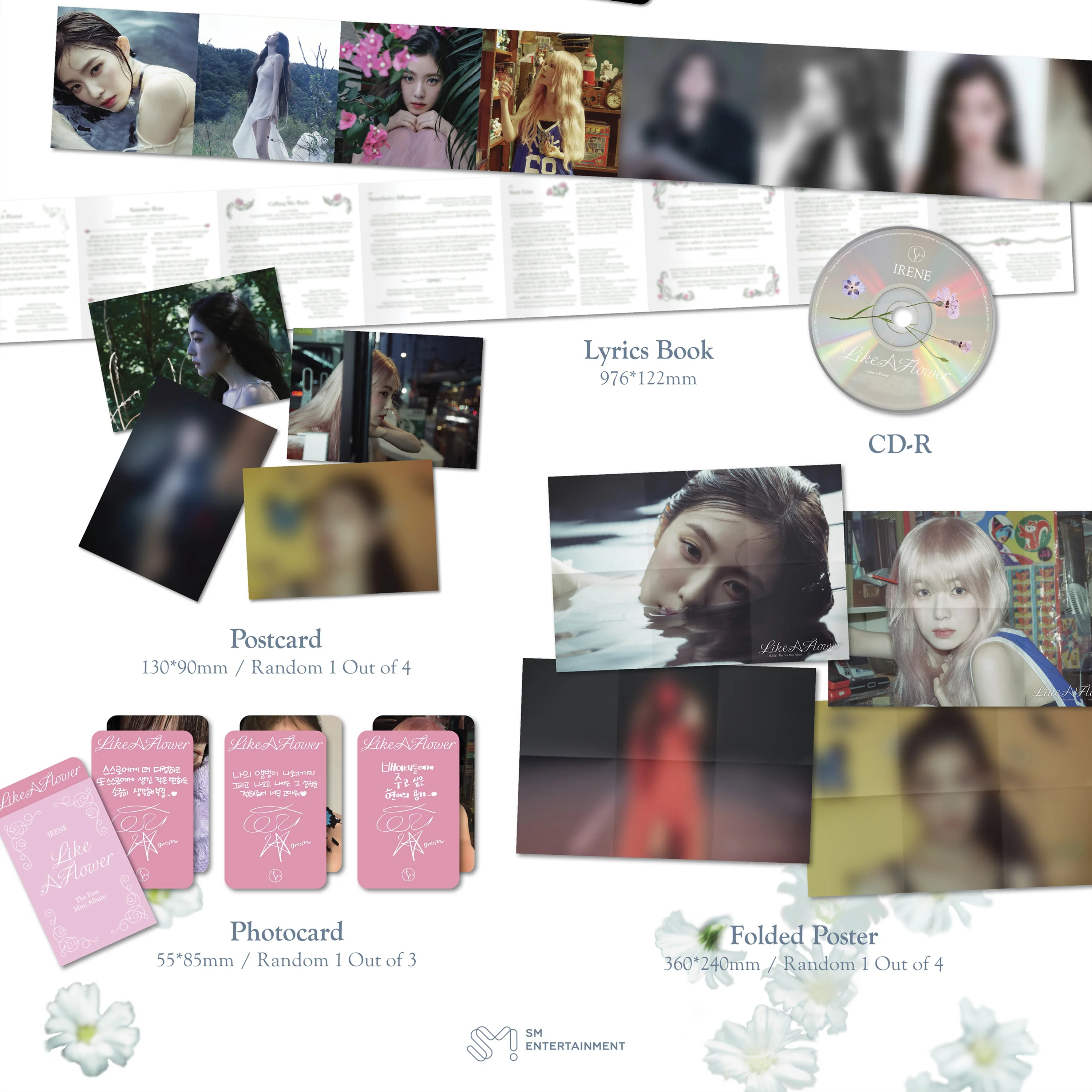 IRENE - LIKE A FLOWER [1st Mini Album] Case Ver. - Image 4