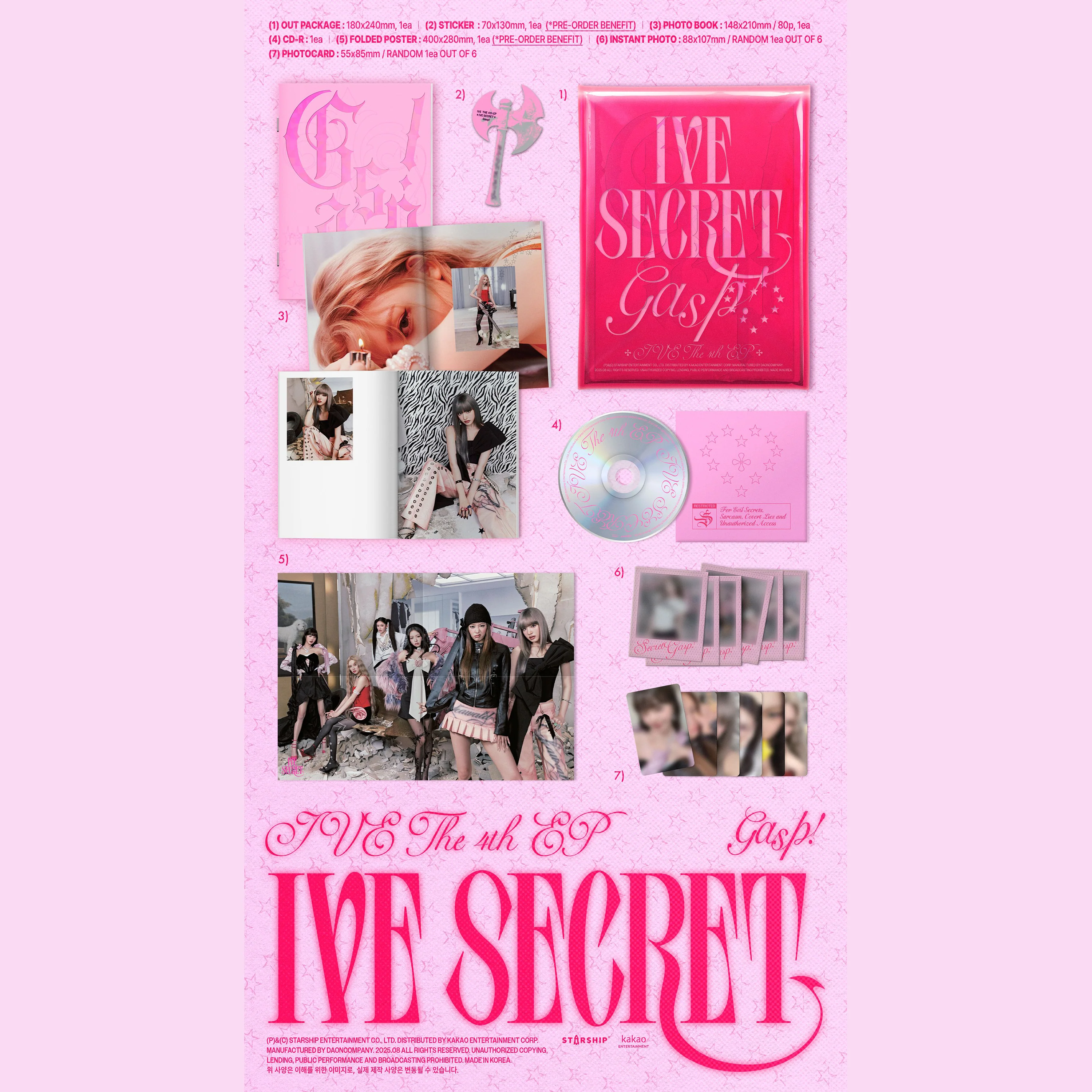 IVE - IVE SECRET [4th Mini Album] - Image 3