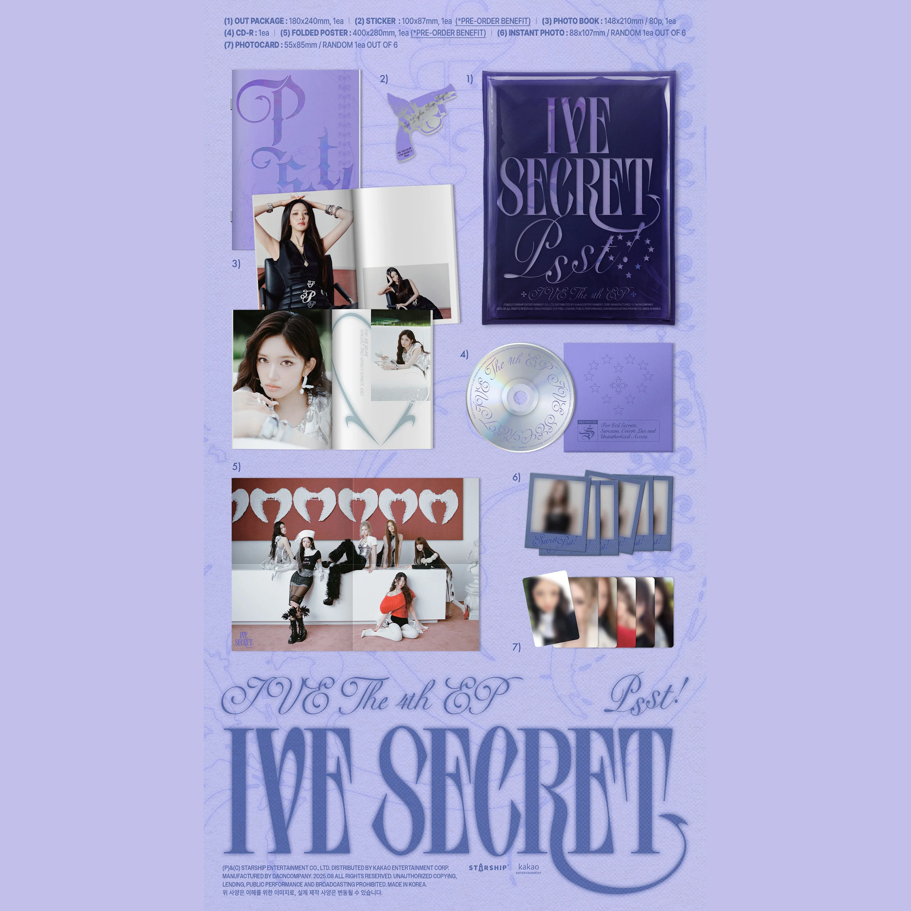 IVE - IVE SECRET [4th Mini Album] - Image 4