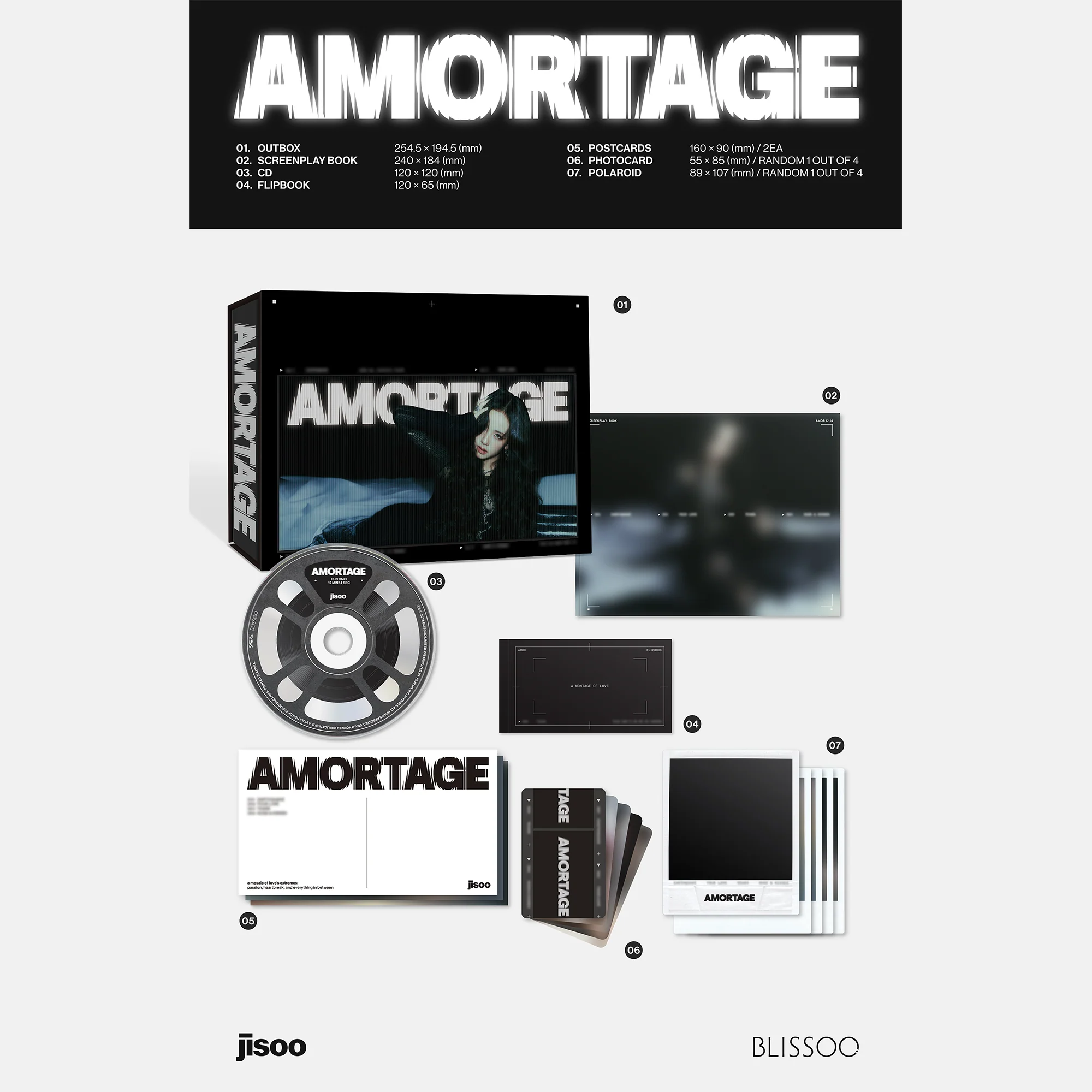 JISOO - AMORTAGE [Mini Album] Deluxe Edition - Image 3