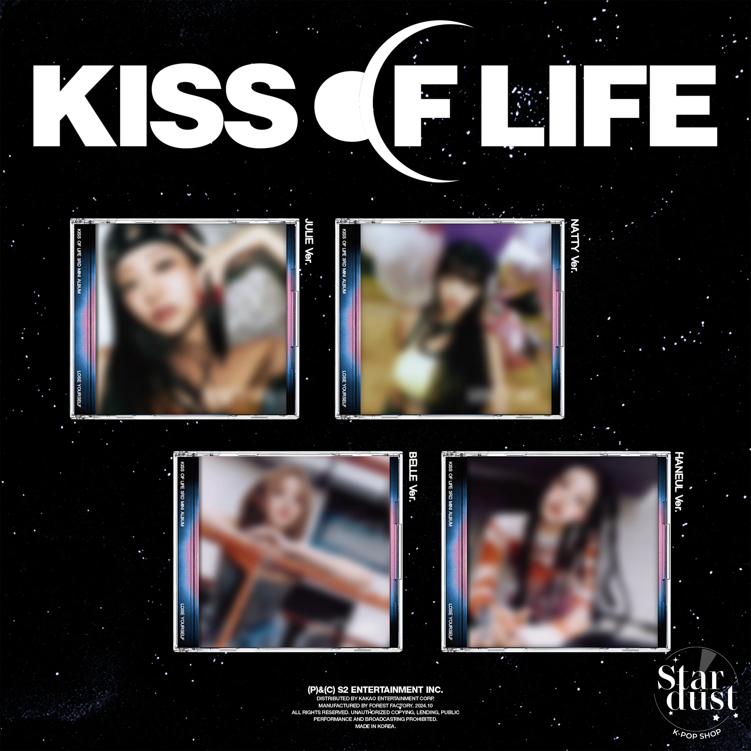 KISS OF LIFE - LOSE YOURSELF [3rd Mini Album] Jewel Case Ver.