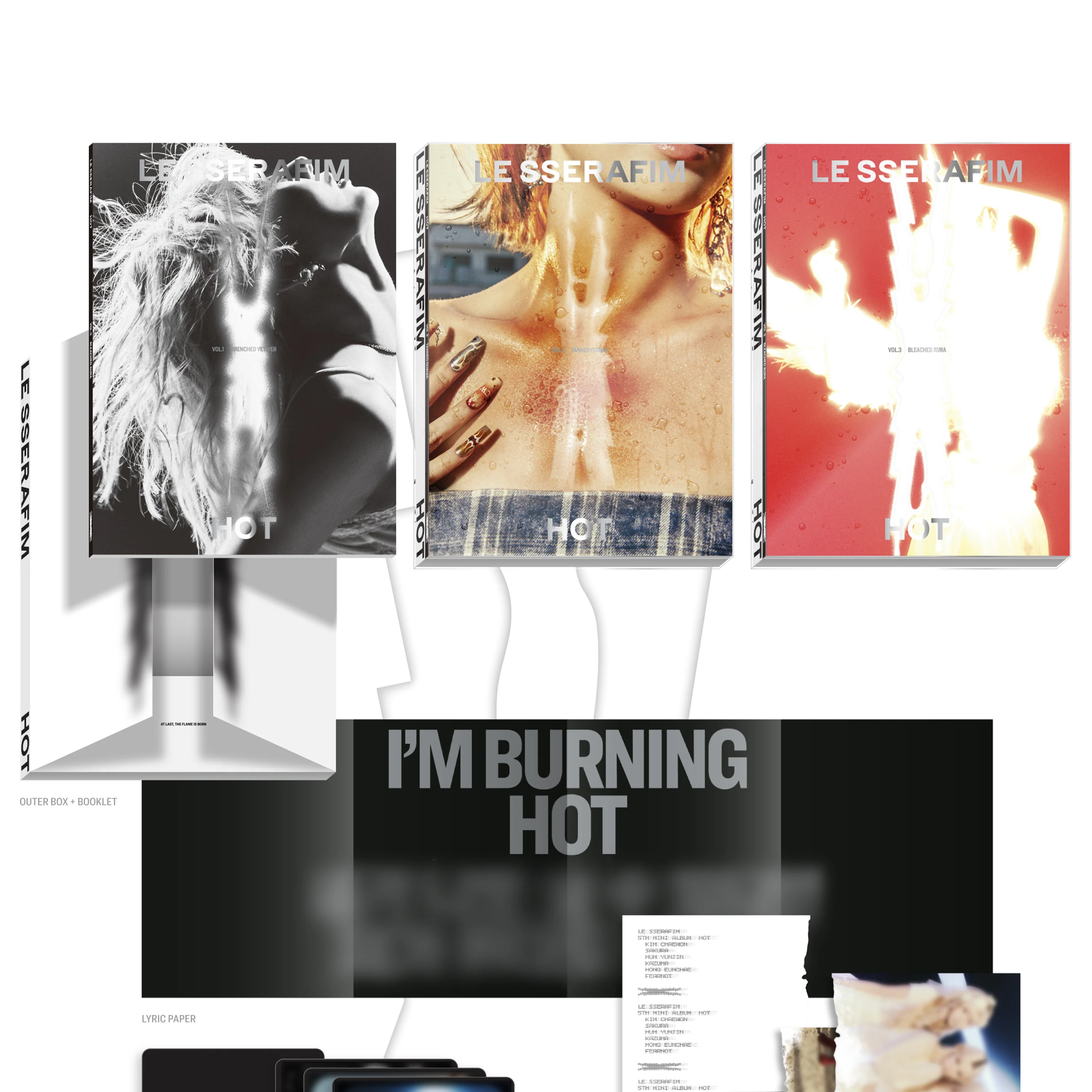 LE SSERAFIM - HOT [5th Mini Album] - Image 3