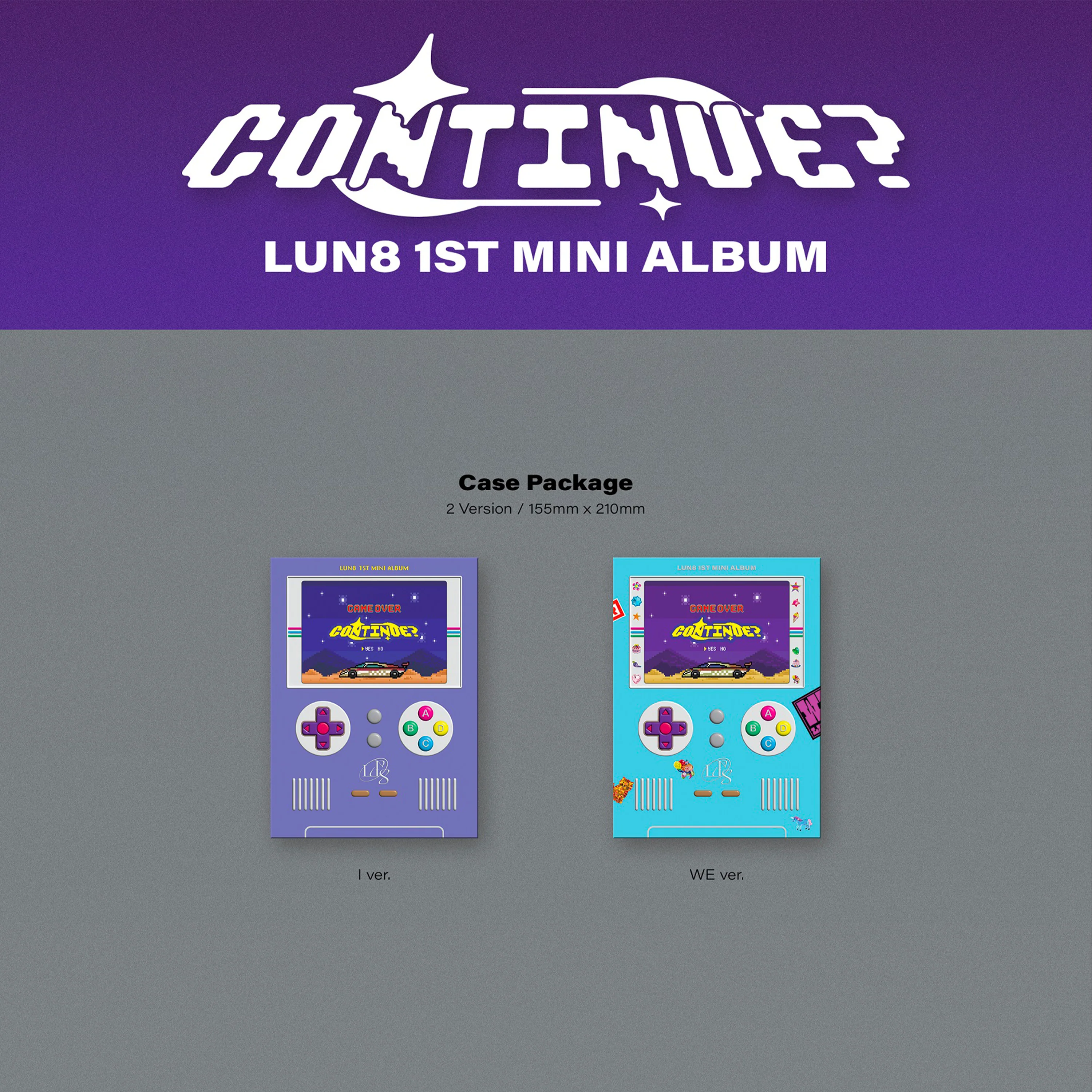 LUN8 - CONTINUE? [1st Mini Album] + POSTER - Image 2