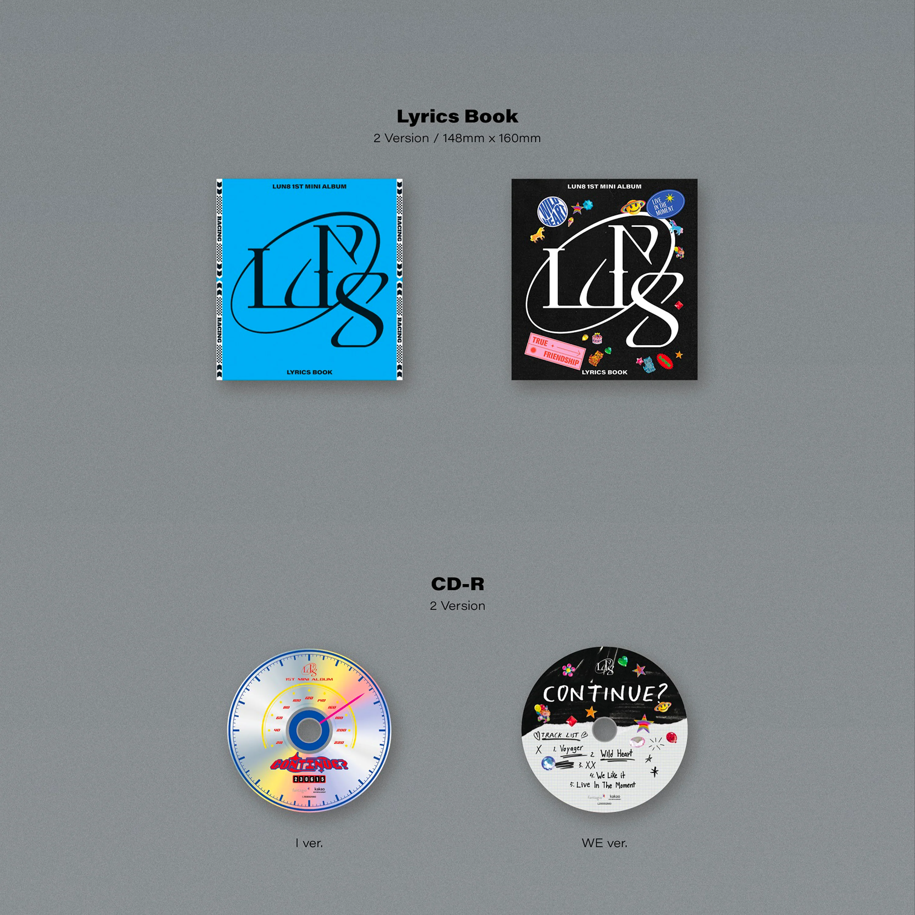 LUN8 - CONTINUE? [1st Mini Album] + POSTER - Image 4