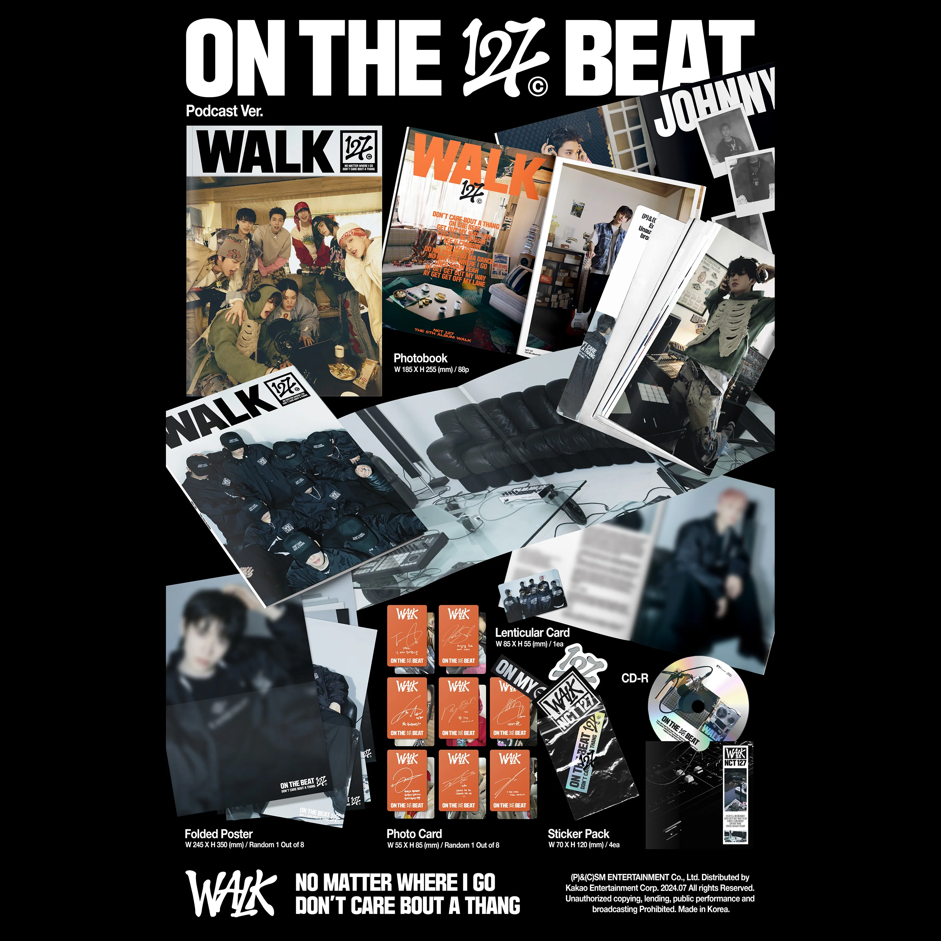 NCT 127 - WALK [6th Full Album] Podcast Ver. - Image 2
