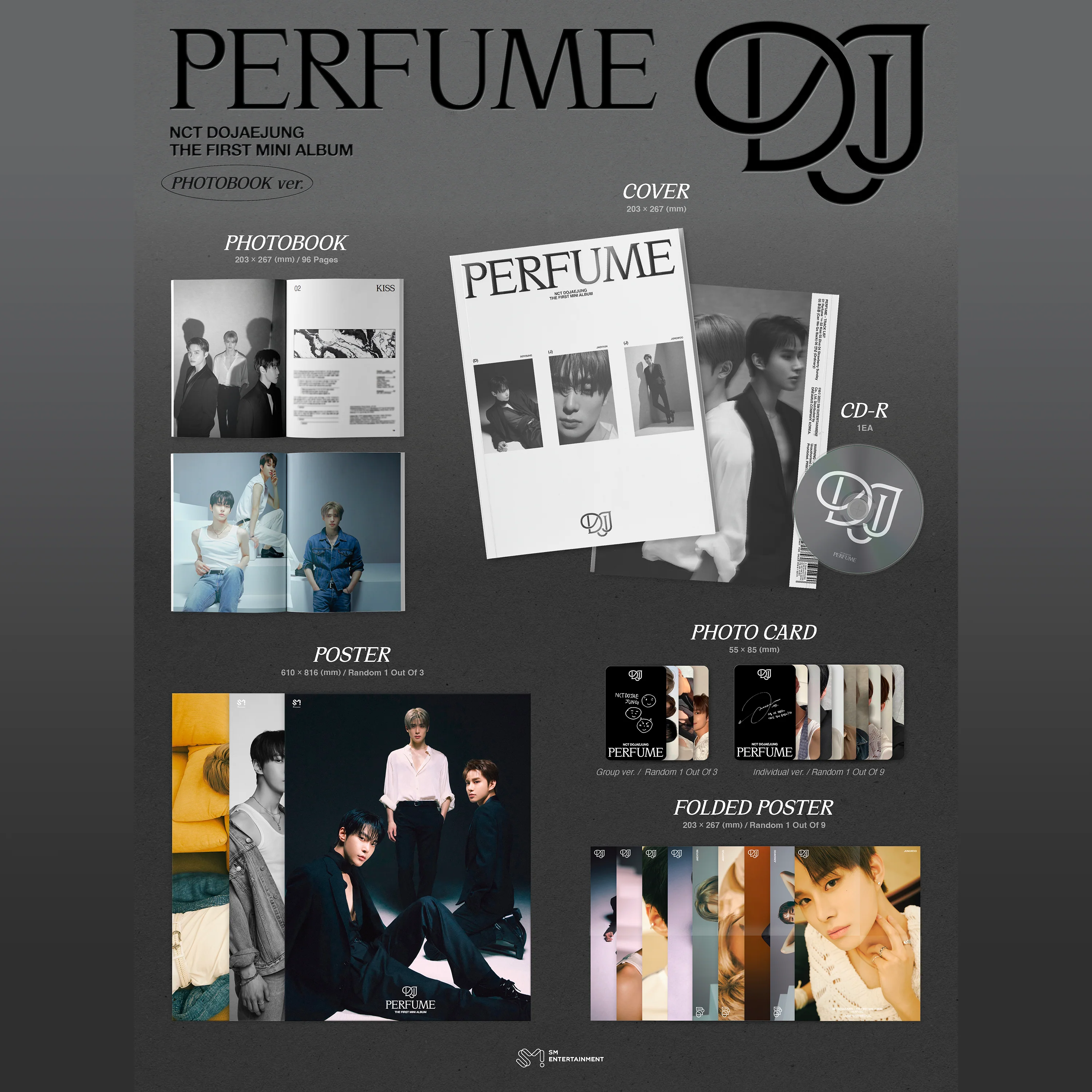 NCT DOJAEJUNG - PERFUME [1st Mini Album] Photobook Ver. - Image 2