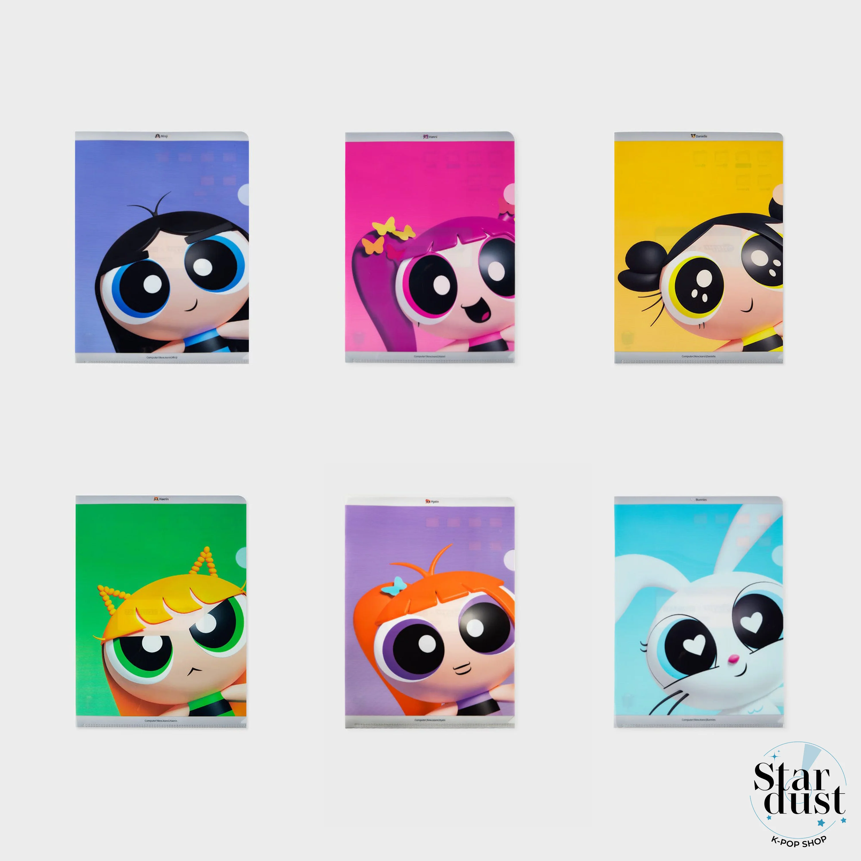 NEWJEANS - THE POWERPUFF GIRLS X NJ [PLASTIC FILE]