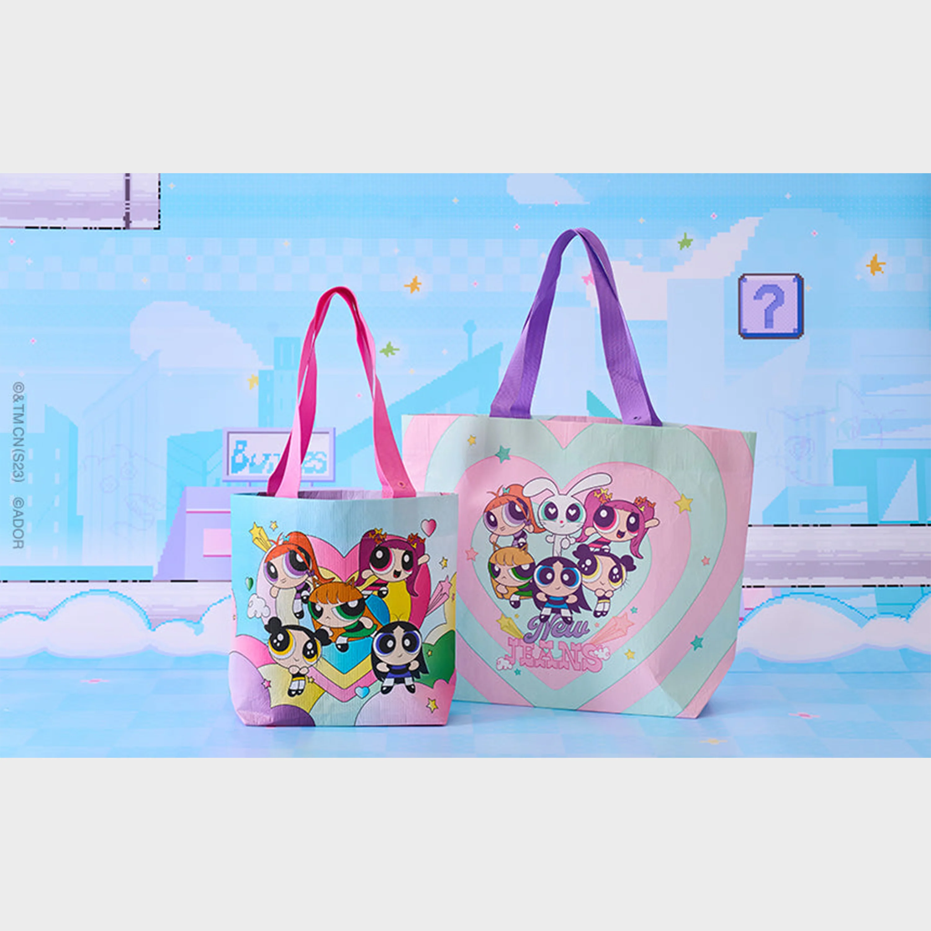 NEWJEANS - THE POWERPUFF GIRLS X NJ [REUSABLE BAG M] - Image 2