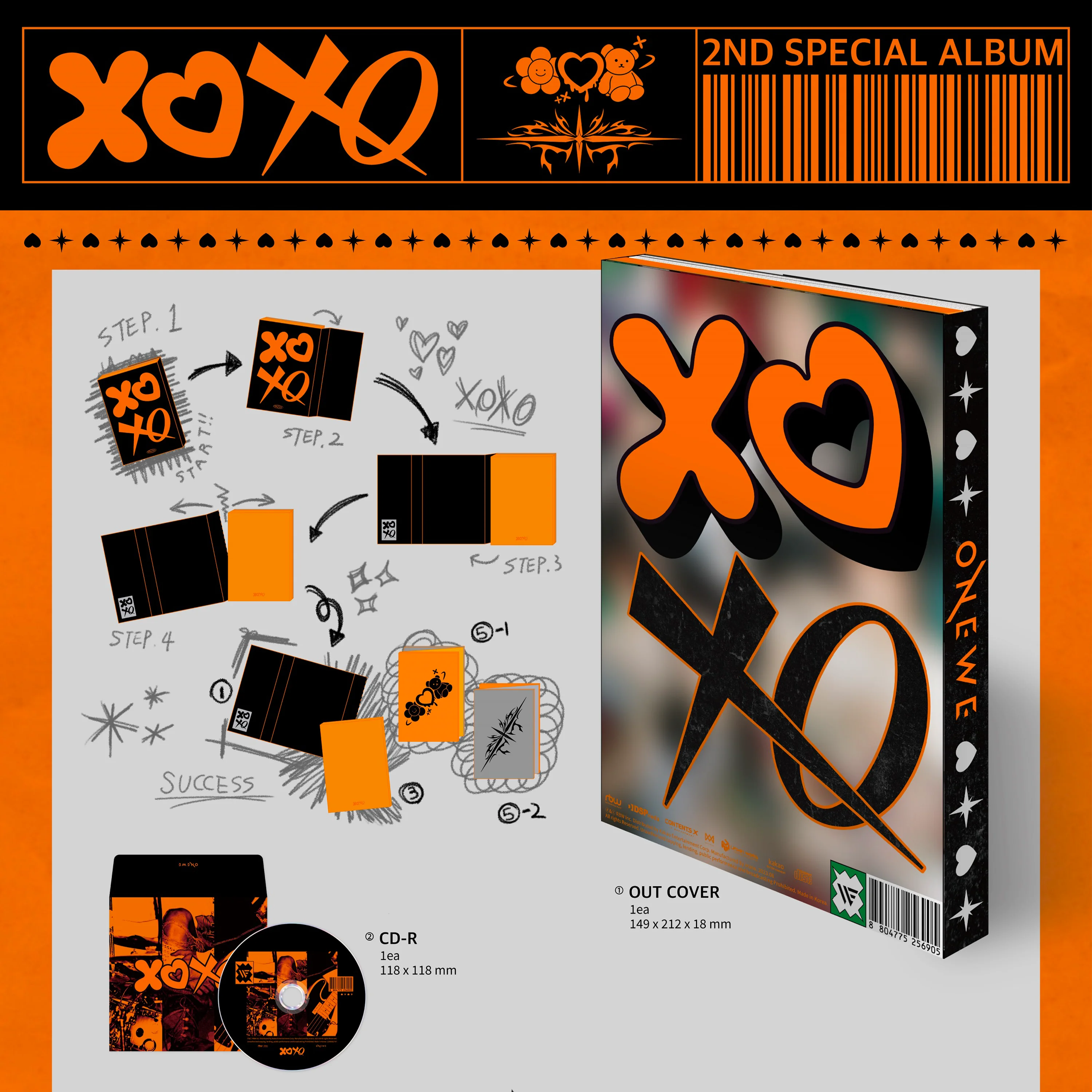 ONEWE - XOXO [2nd Special Album] - Image 2