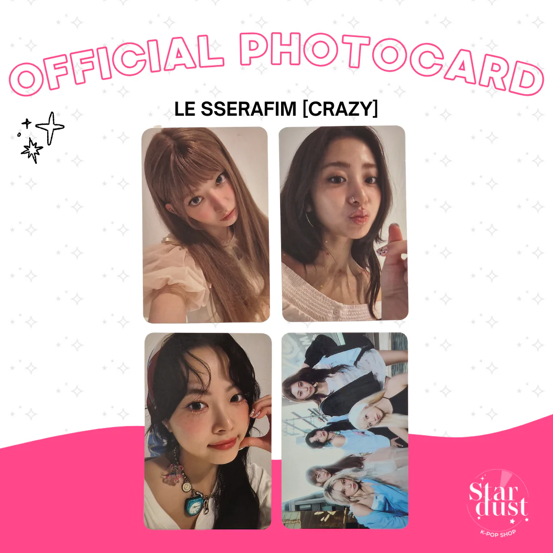 [PHOTOCARD] LE SSERAFIM - CRAZY [Knpops POB]