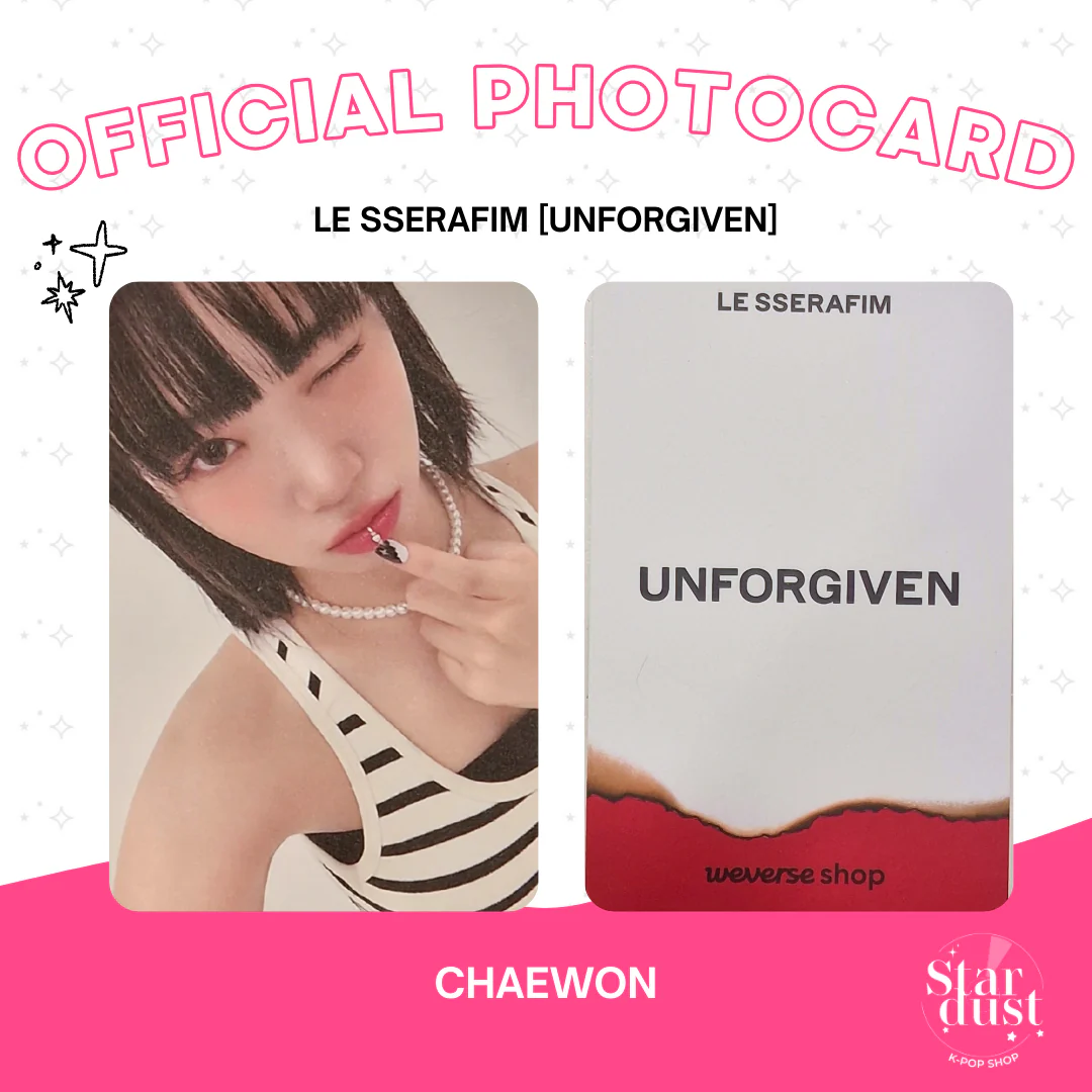 [PHOTOCARD] LE SSERAFIM - UNFORGIVEN [Weverse Shop Set A] - Image 2