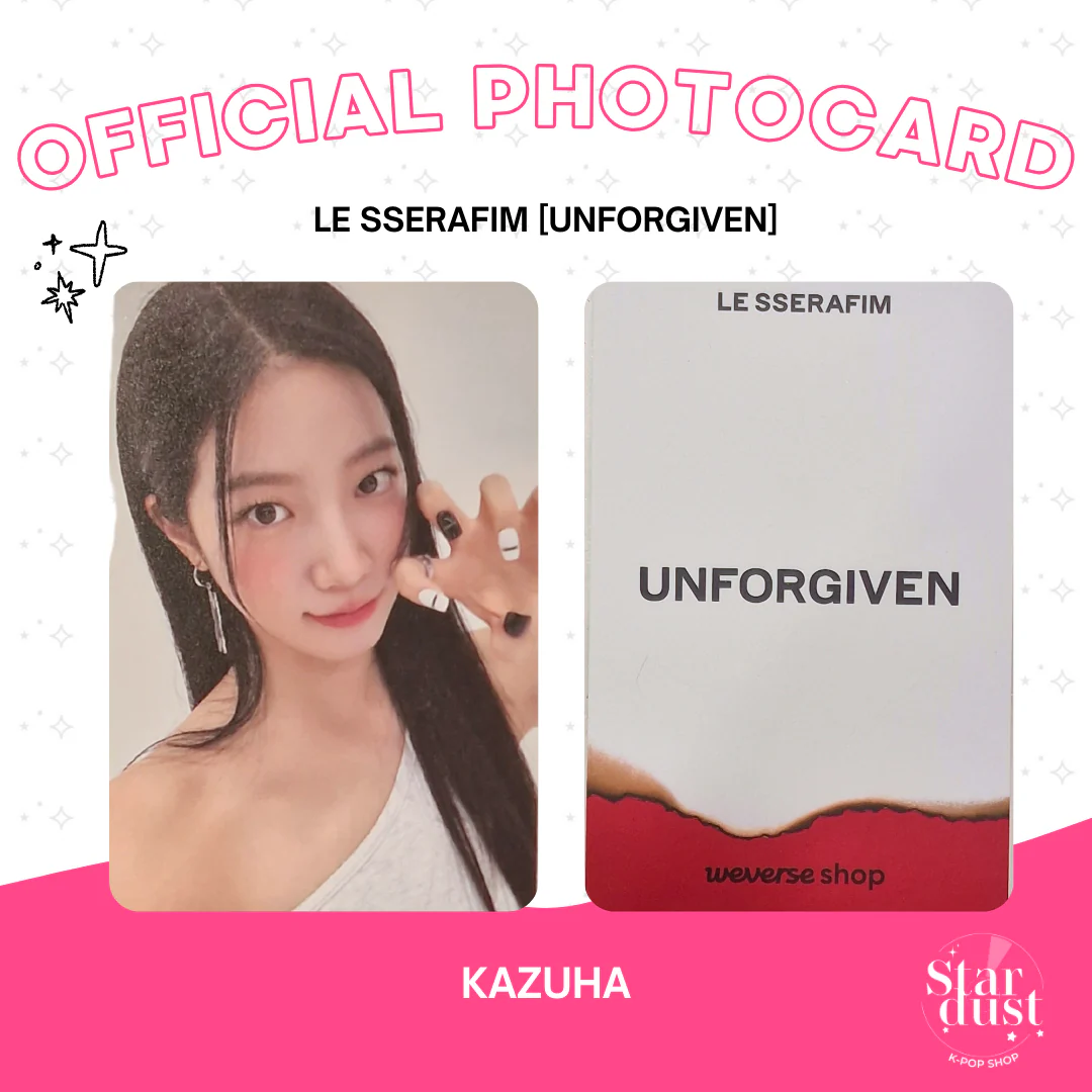 [PHOTOCARD] LE SSERAFIM - UNFORGIVEN [Weverse Shop Set A] - Image 3