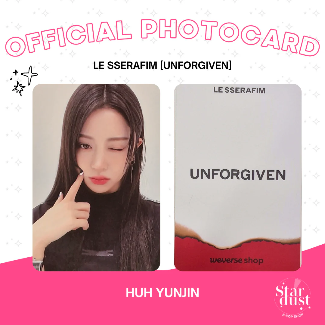 [PHOTOCARD] LE SSERAFIM - UNFORGIVEN [Weverse Shop Set A] - Image 4