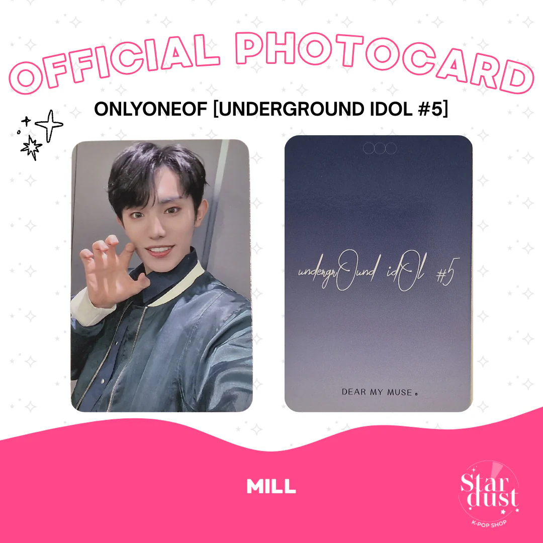 [PHOTOCARD] ONLYONEOF MILL - UNDERGROUND IDOL #5 [Dear My Muse] - Image 3