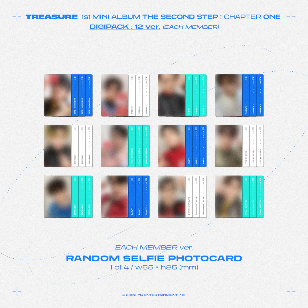 TREASURE - THE SECOND STEP: CHAPTER ONE [1st Mini Album] Digipack Ver. - Image 6