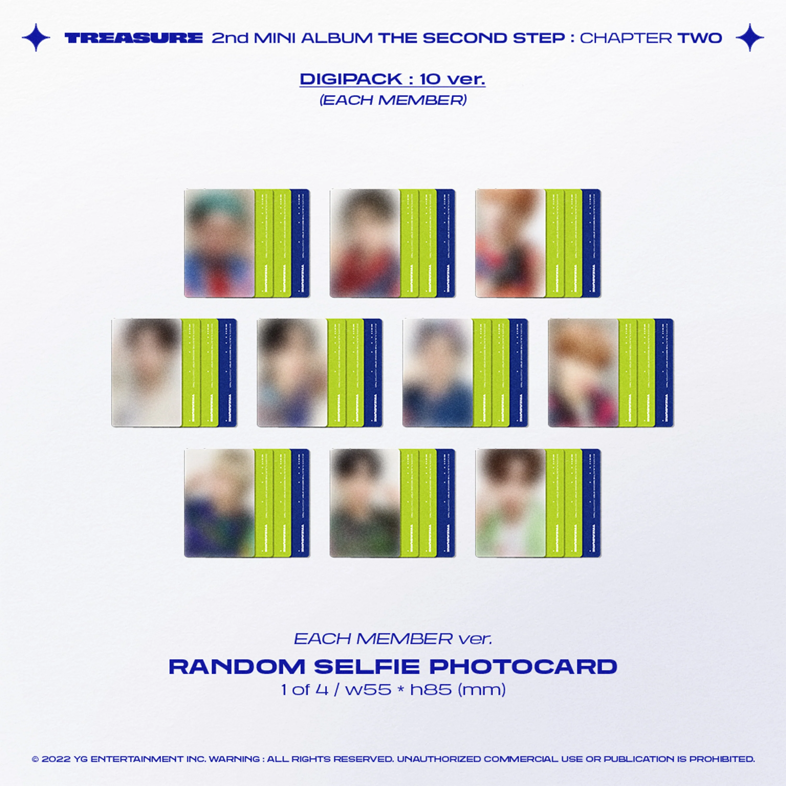 TREASURE - THE SECOND STEP: CHAPTER TWO [2nd Mini Album] Digipack Ver. - Image 6