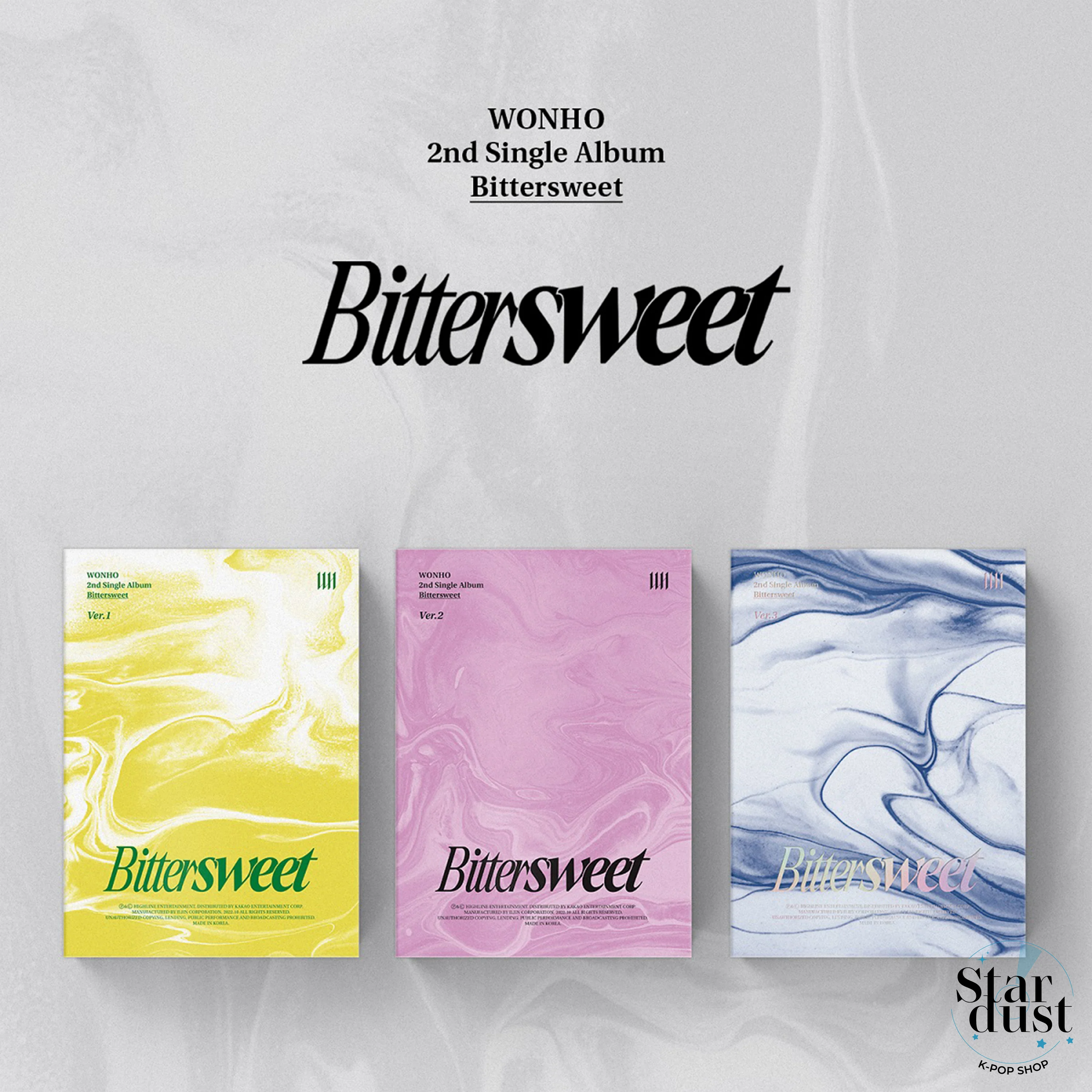 WONHO - BITTERSWEET [2nd Single Album]