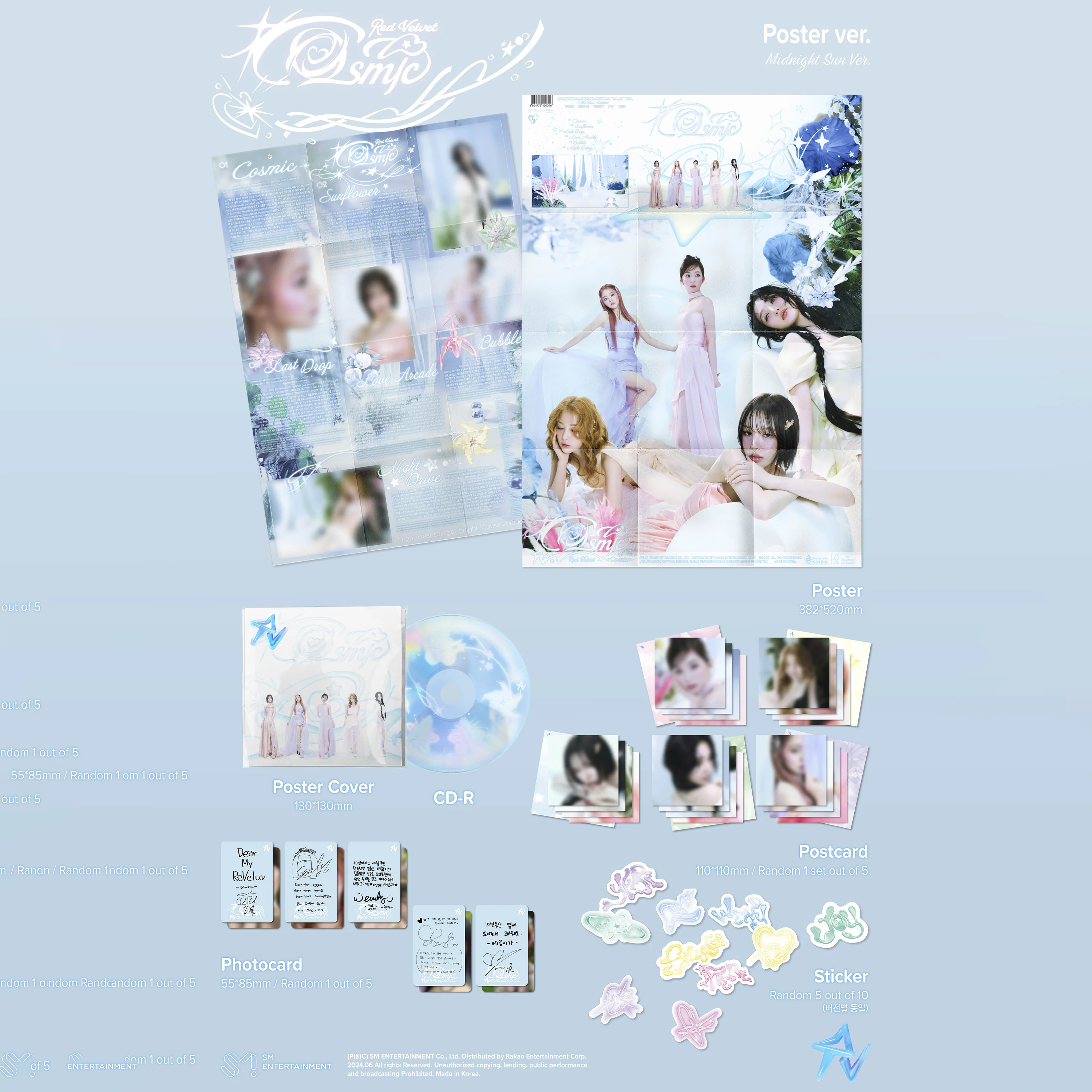 RED VELVET - COSMIC [Poster Ver.] - Image 3