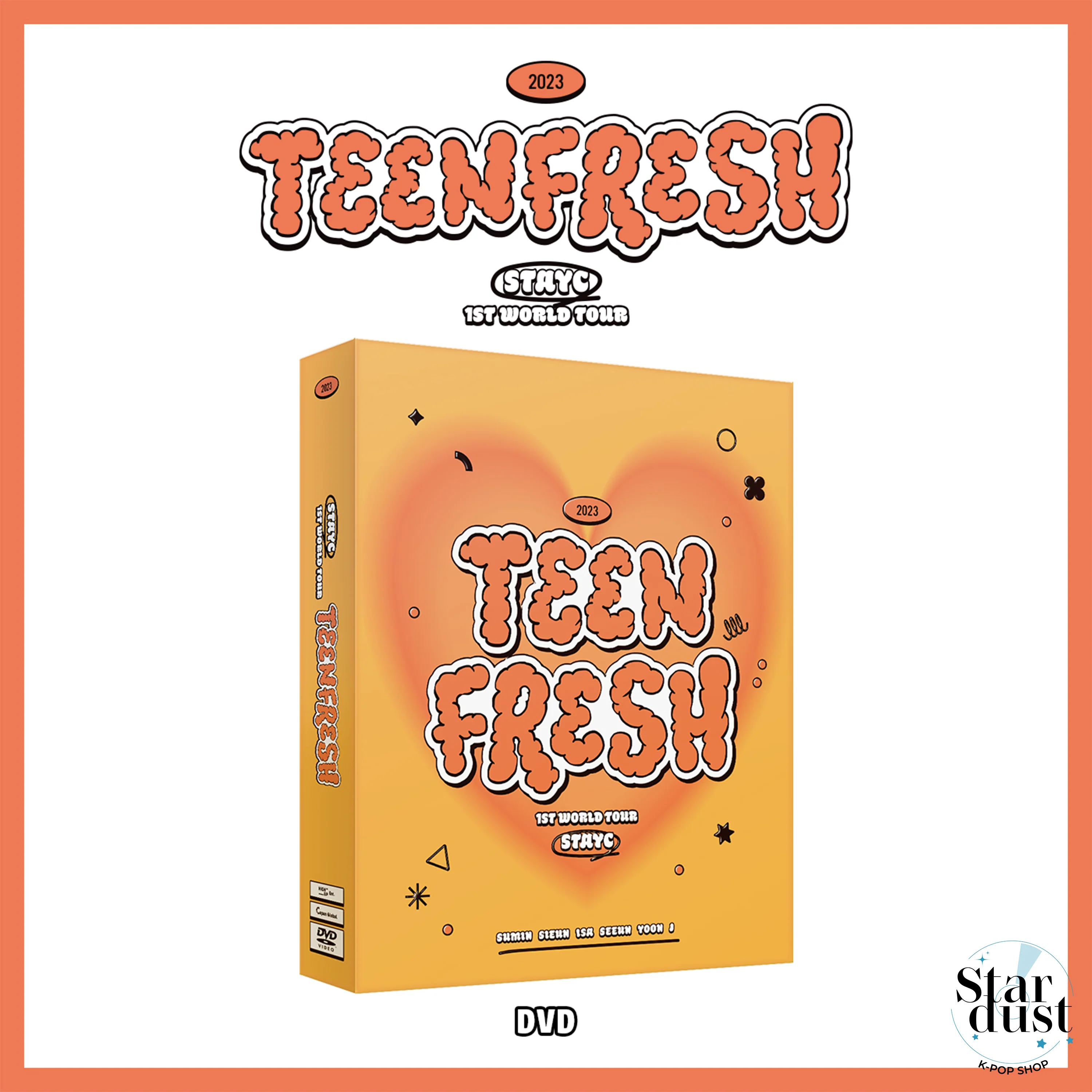 STAYC - 1ST WOLRD TOUR 'TEENFRESH' IN SEOUL [DVD]
