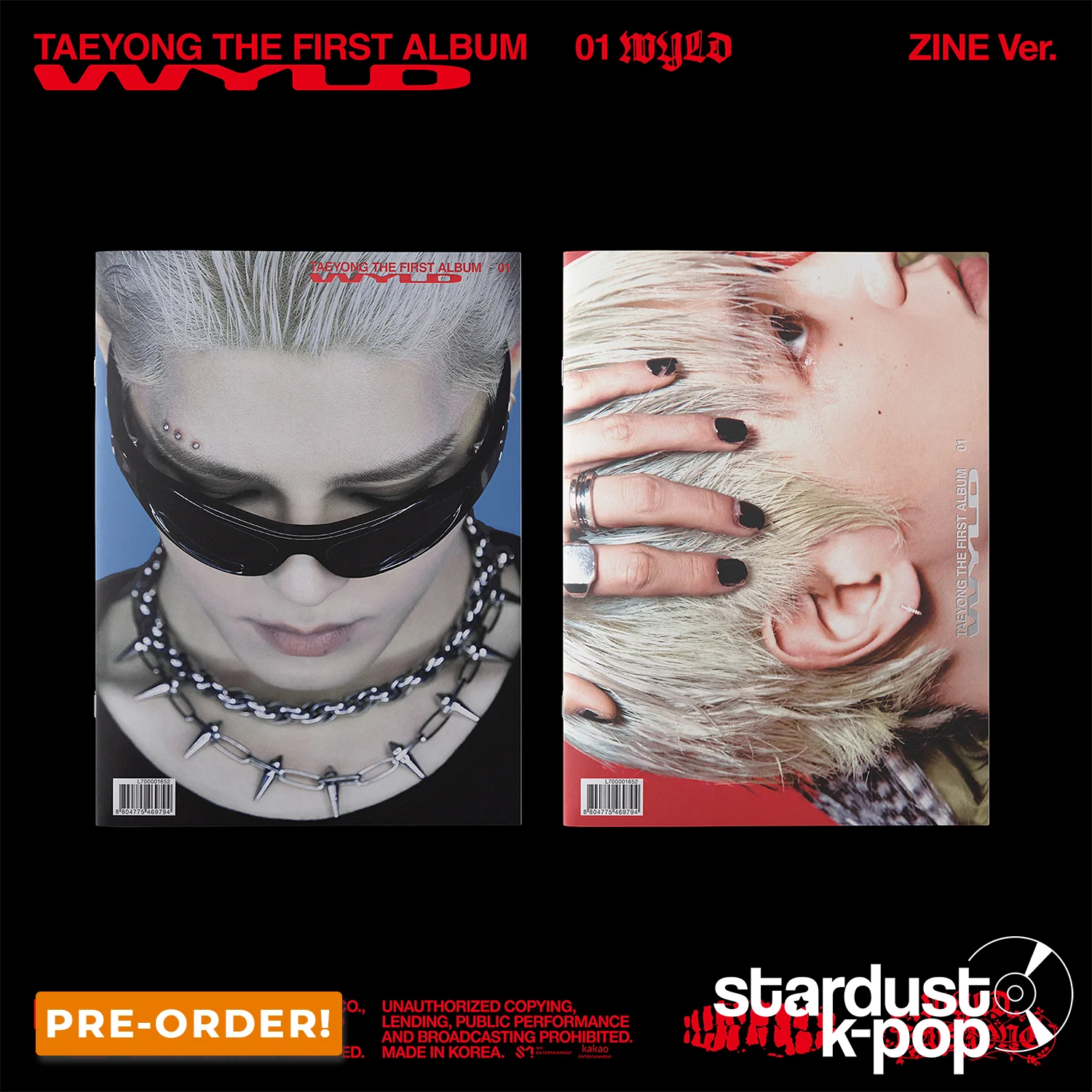 [PRE-ORDER] TAEYONG - WYLD [1st Full Album] Zine Ver.