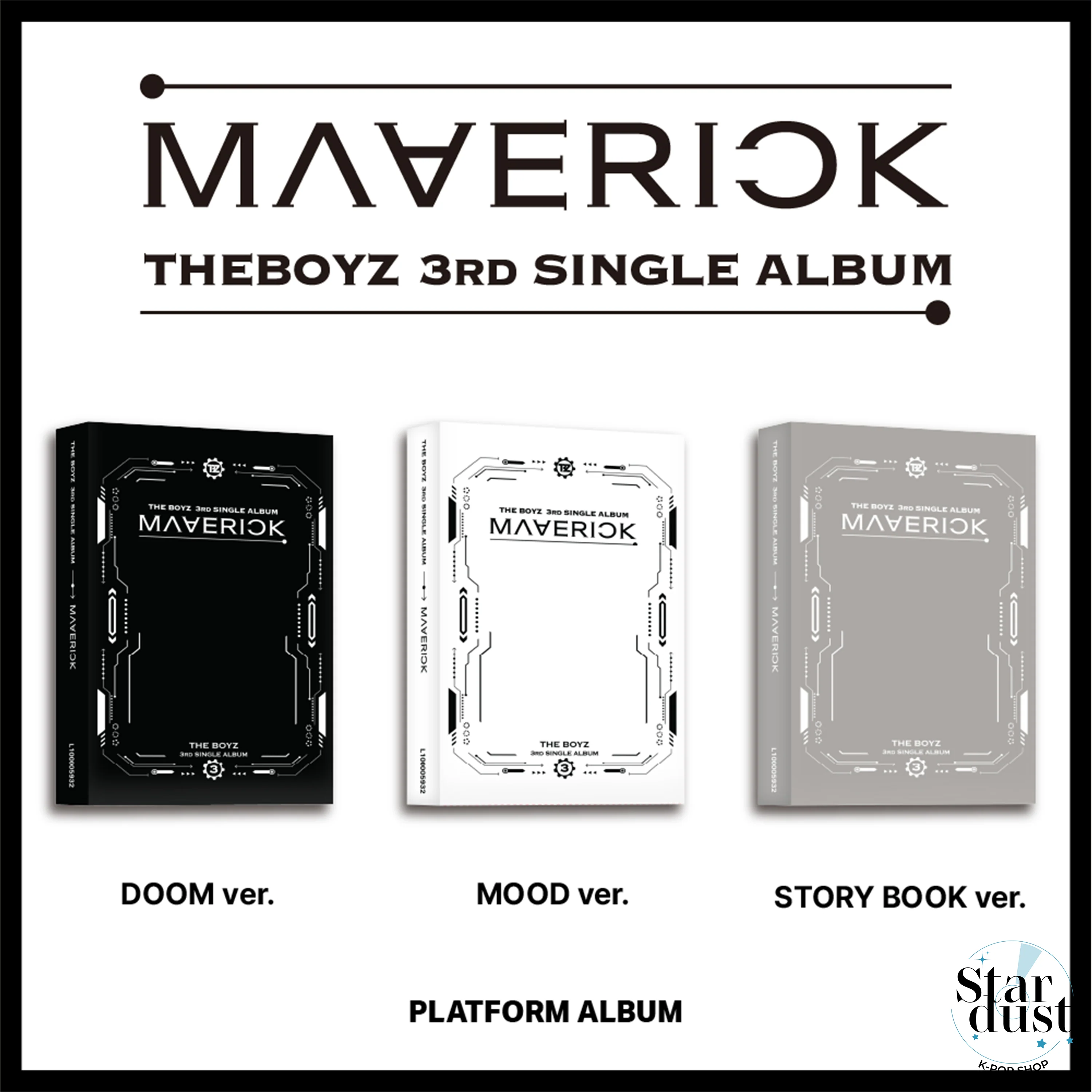 THE BOYZ - MAVERICK [3rd Single Album] Platform Ver.