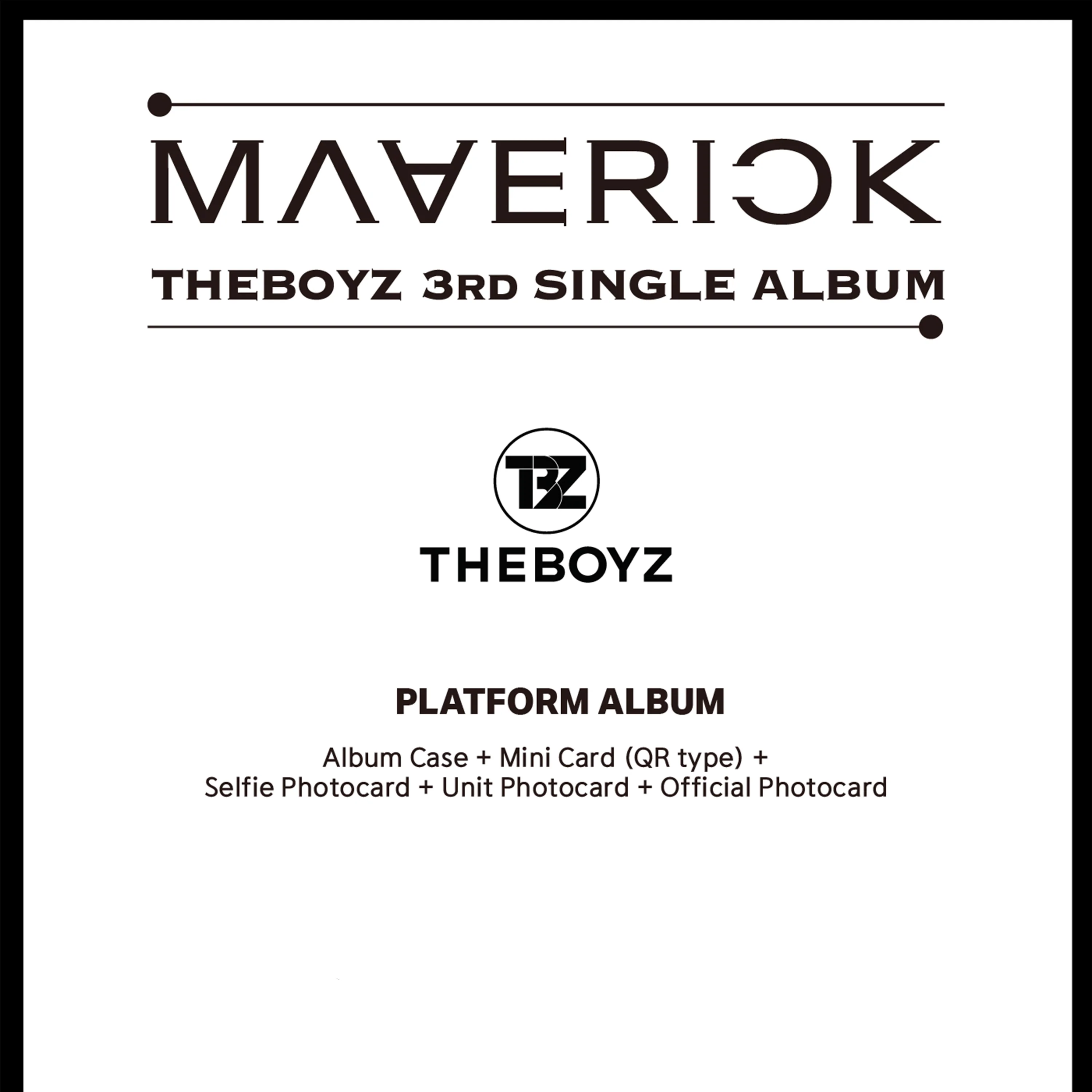 THE BOYZ - MAVERICK [3rd Single Album] Platform Ver. - Image 2